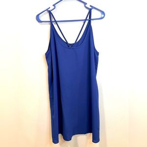 Size L Royal Blue SHEIN spaghetti strap mini dress